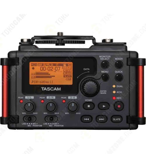 Tascam DR-60D Mark II 4-Channel Portable Recorder for DSLR